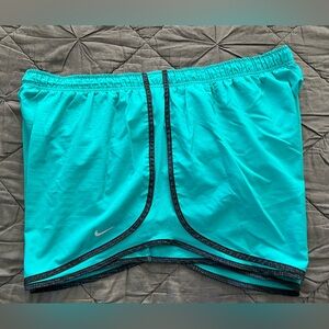 Nike Tempo Dri-Fit Running Shorts 3X Plus Blue Green